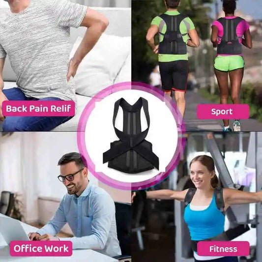 Fitness Adjustable Back Posture Belt