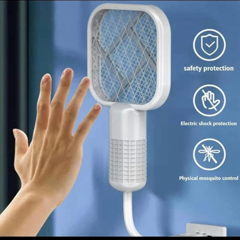 Mini Portable Mosquito Killer Lamp Bug Zapper Fly Bat Swatter Electric USB Mini Mosquito Swatter, Electric Insect Killer for Pest Control,Mosquito