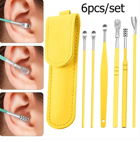 Personal Care Bundle Earwax Kit+16 Pcs Manicure Pedicure Set